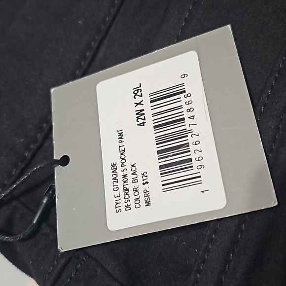 Hickey Freeman Black Pants Size‎ 42x29 NWT - Picture 3 of 5